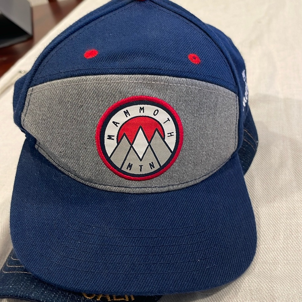 Mammoth mountain hat adjustable strap